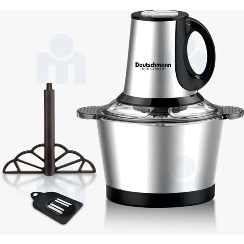 Hachoir multi-fonctions bol inox DM-6533 3L - DEUTSCHMAN