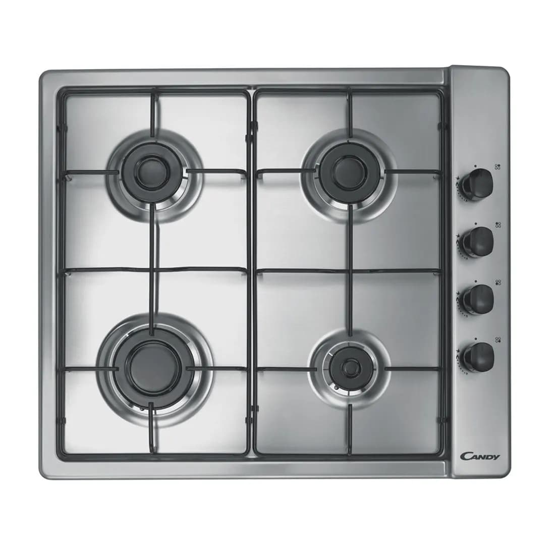 Plaque de cuisson à gaz CLG 64 PXMC/CHW60LX 60cm - CANDY