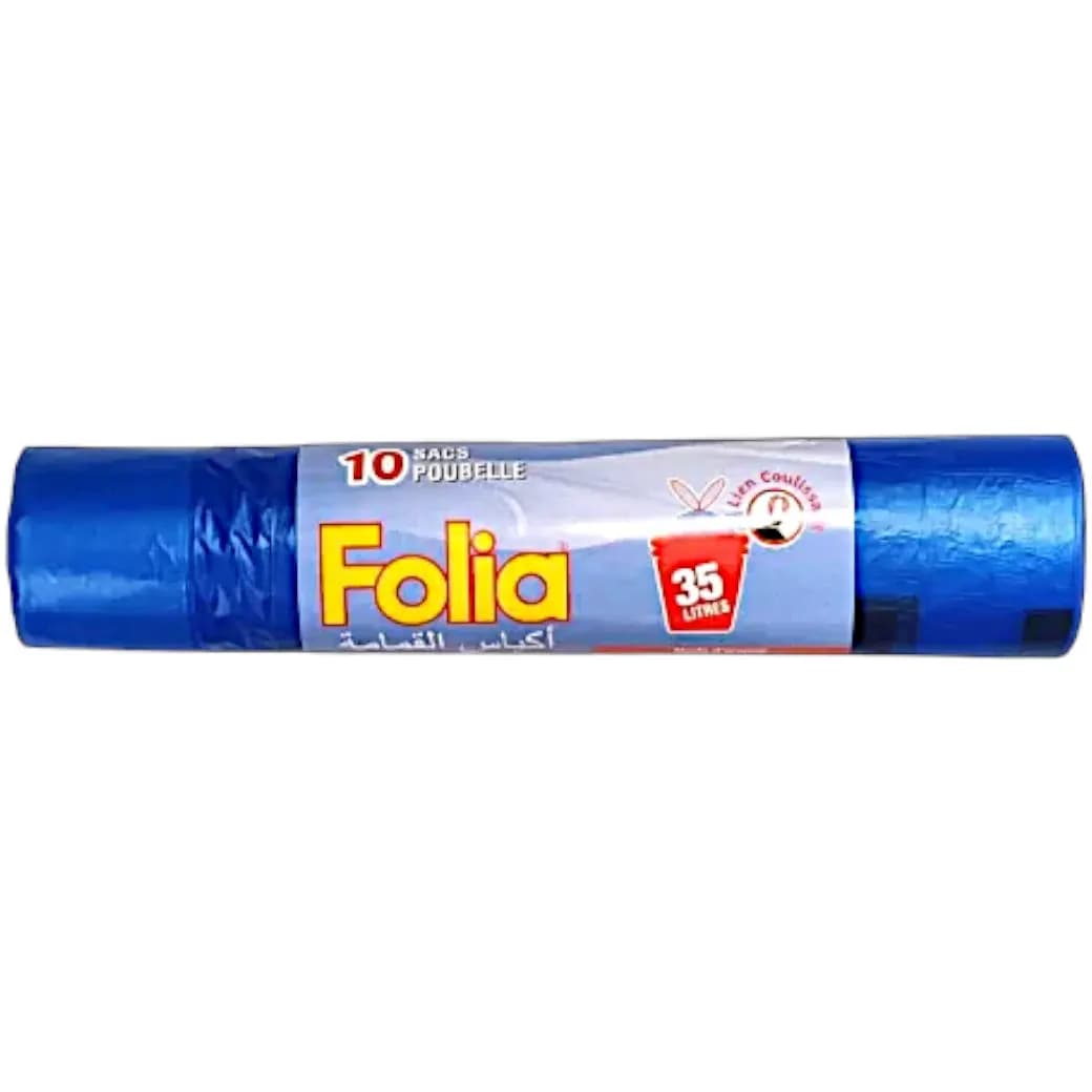 Sacs poubelle 10 unités x 30L - FOLIA