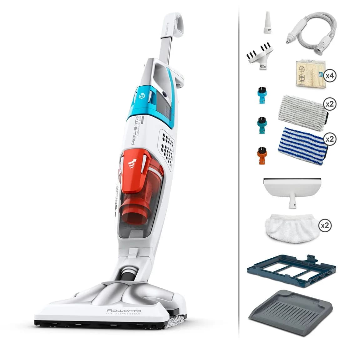 Aspirateur balai RY8544WH Clean Steam Multi - ROWENTA