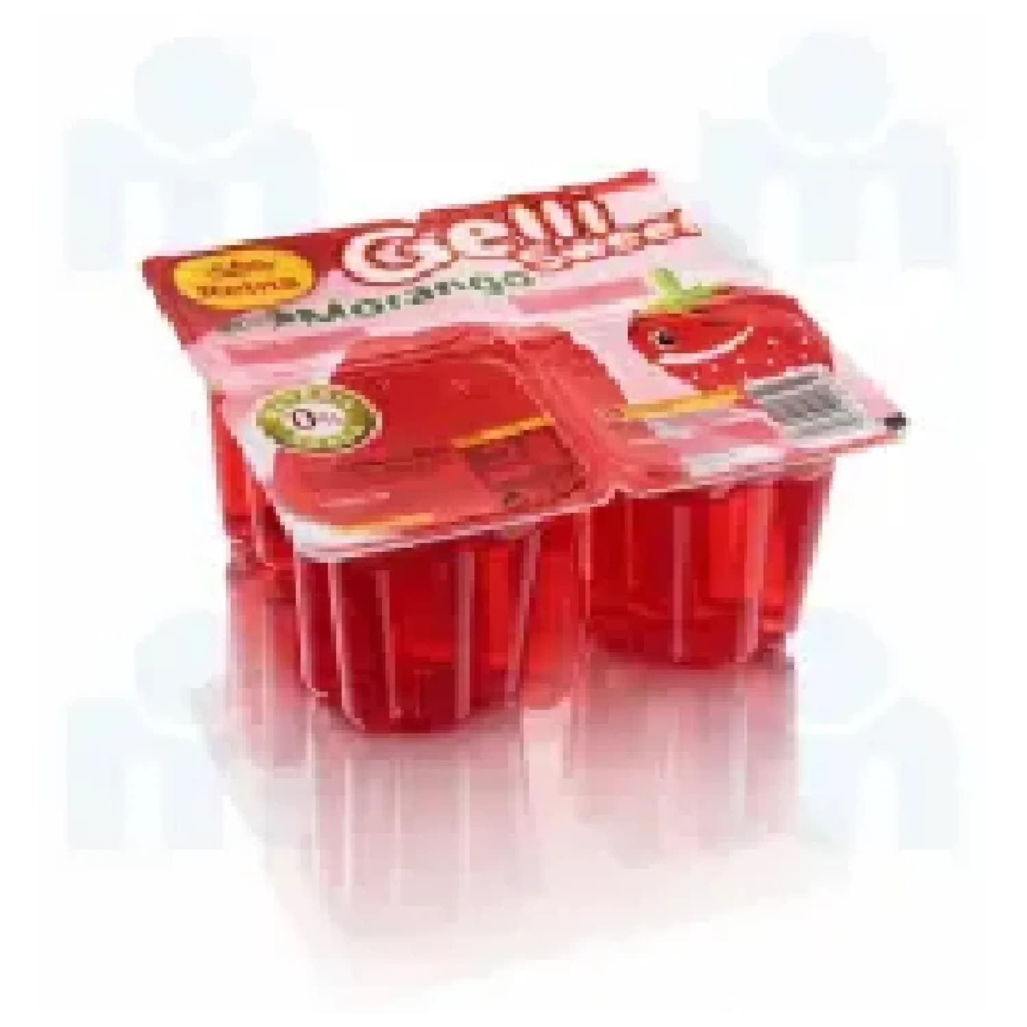 Crème dessert Gelli Sweet saveur fraise 4x100g - REINA