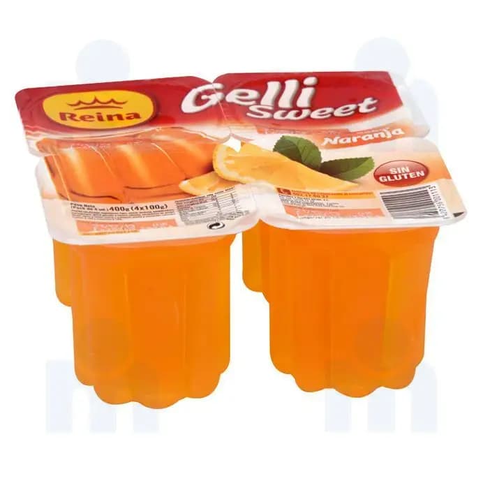 Crème dessert Gelli Sweet orange 4x100g - REINA