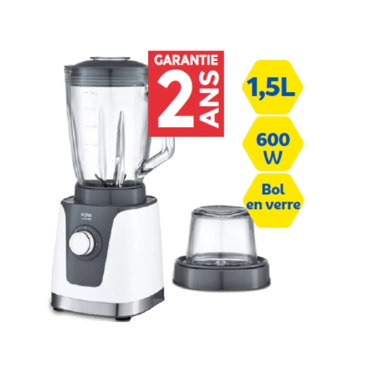 Blender vital 600W bol en verre - SOLAC