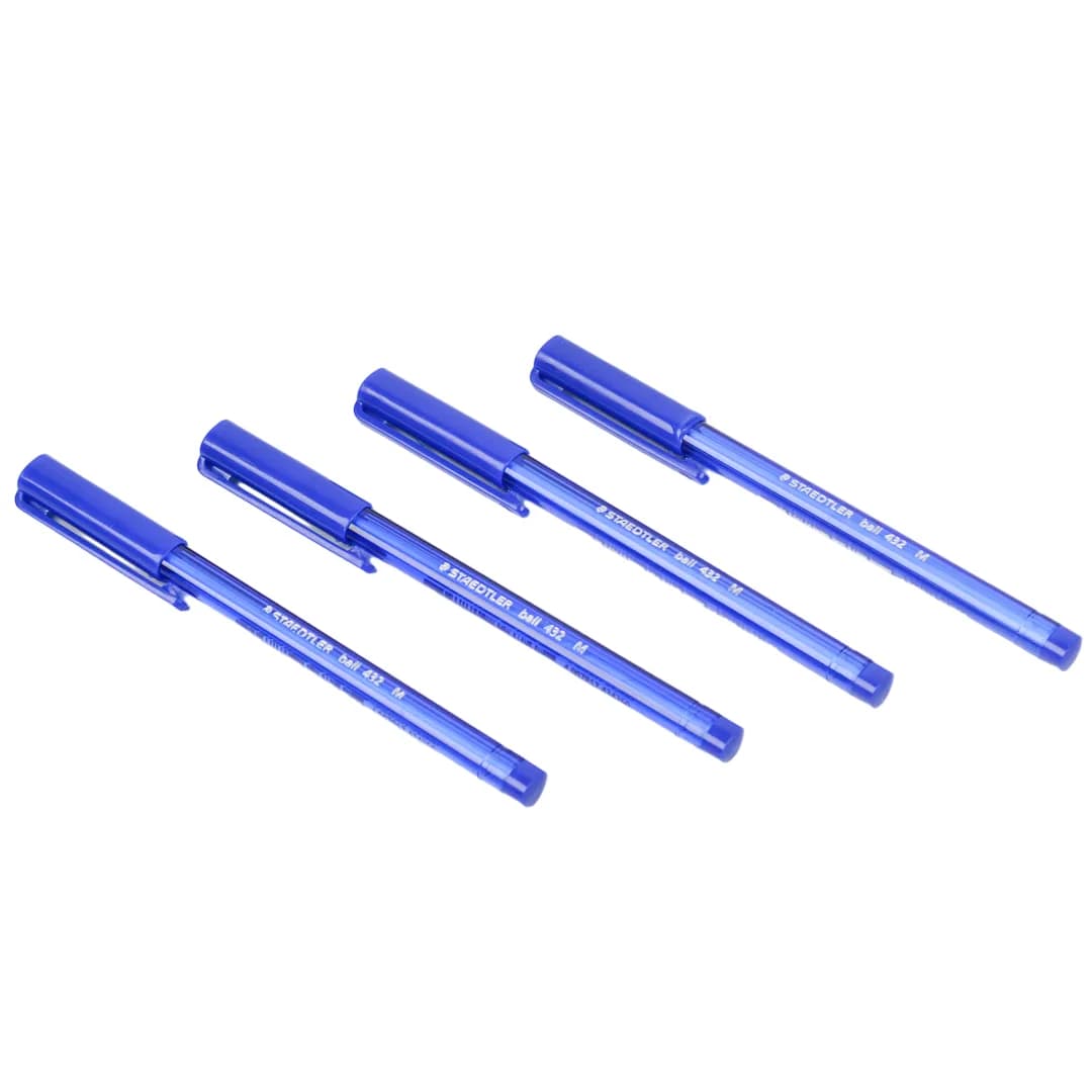 4 Stylos couleur bleu - STAEDTLER