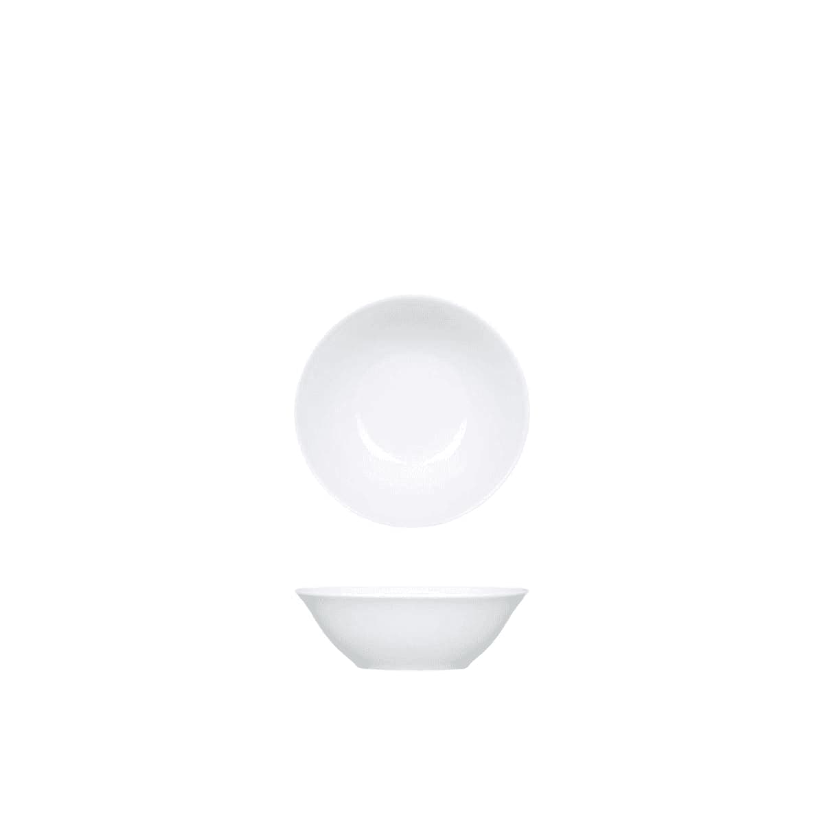 Bol à salade rond en porcelaine blanc 12,7CM