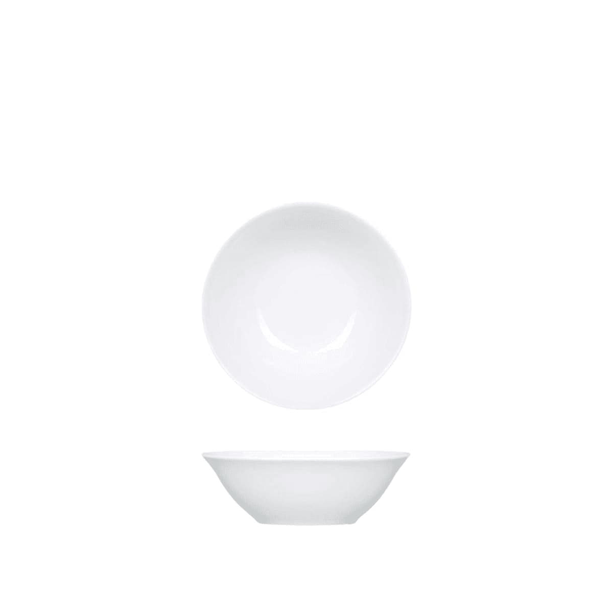 Bol à salade rond en porcelaine blanc 15,2CM