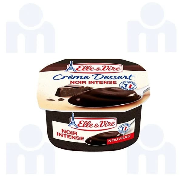 Creme dessert chocolat noir intense 100g - ELLE VIRE
