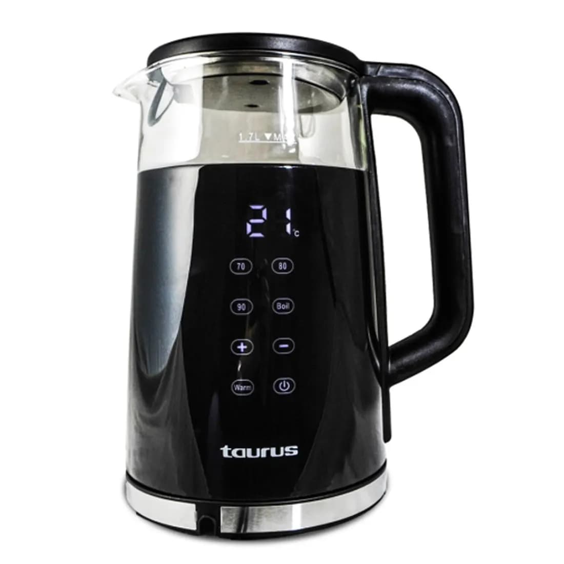 Bouilloire en verre EOS Digitale 1,7L - TAURUS