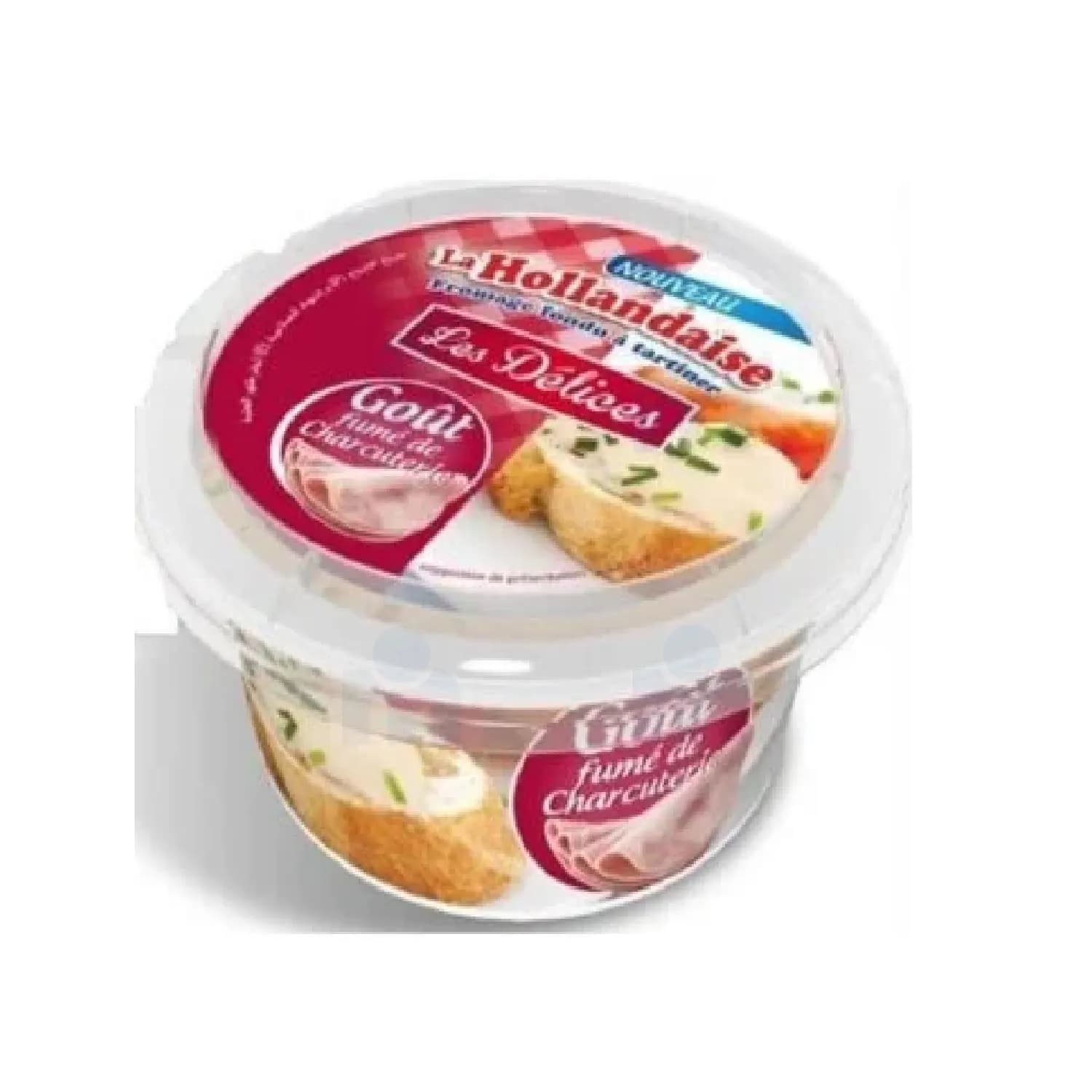 Fromage fondu à tartiner au goût fumé de charcuterie 150g - LA HOLLANDAISE