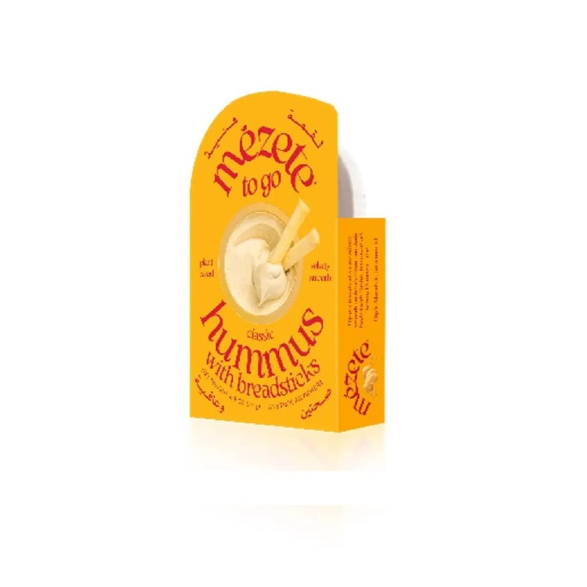 Houmous avec gressins recette authentique classique 92g - MEZETE