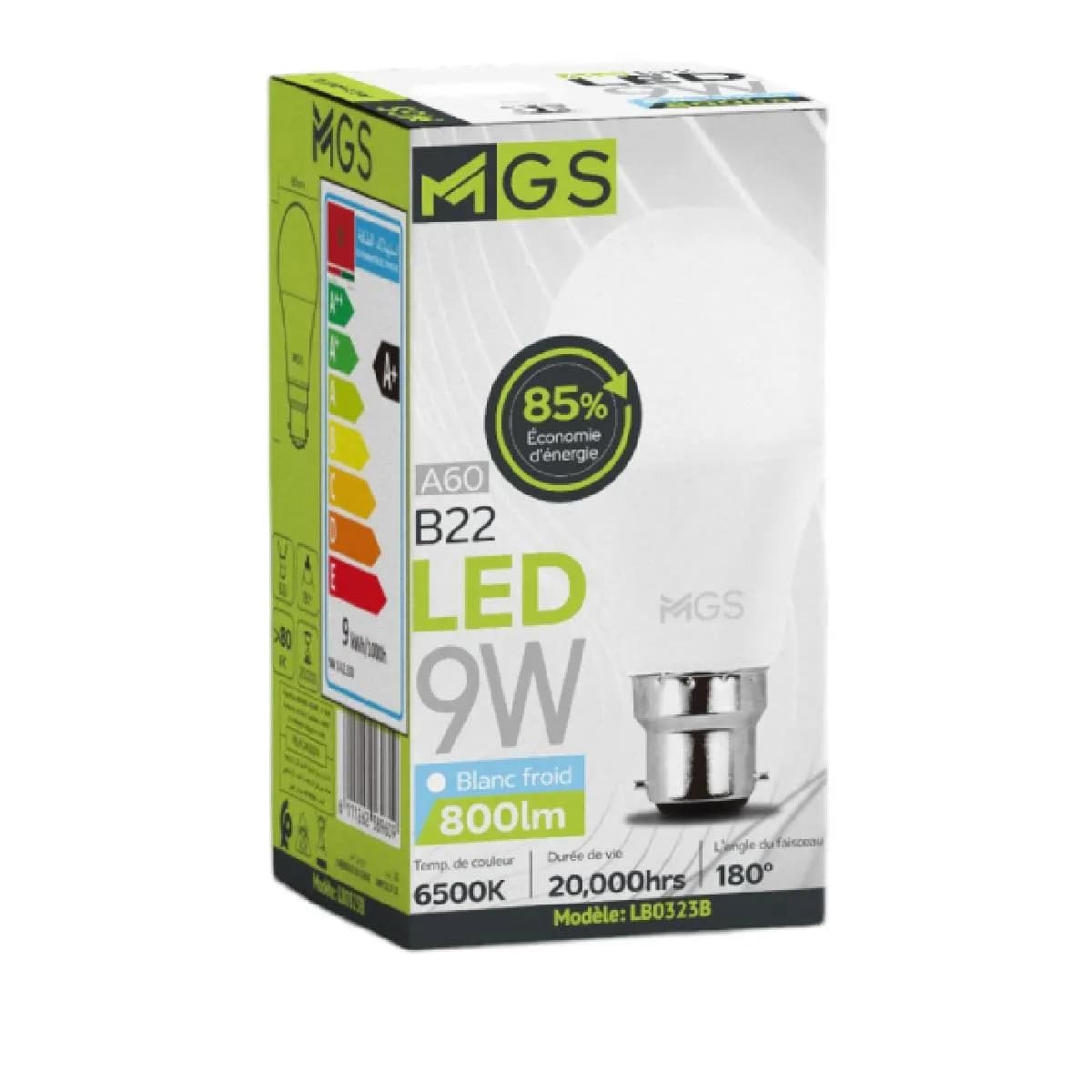 Ampoule LED 9W B22 LB0323B - MGS