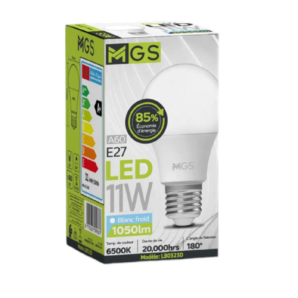 Ampoule LED 11W E27 6500 K LB0323D - MGS