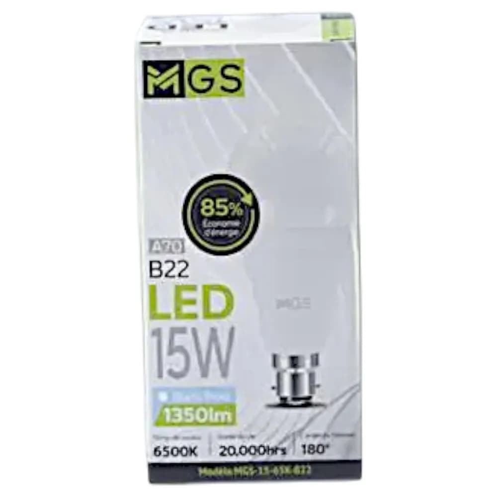 Ampoule led tp-13 blanc 15w b22 - MGS