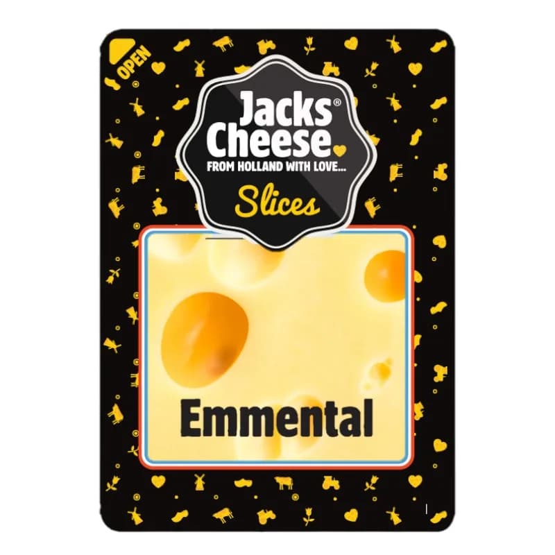 Fromage emmental en tranches 100g - JACKS CHESSE