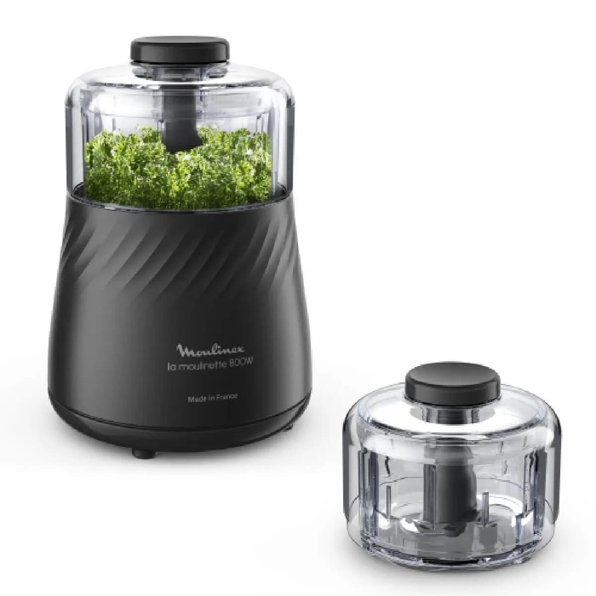 Moulinette 1000W noire DPA7R8M2 + bol complet offert - MOULINEX