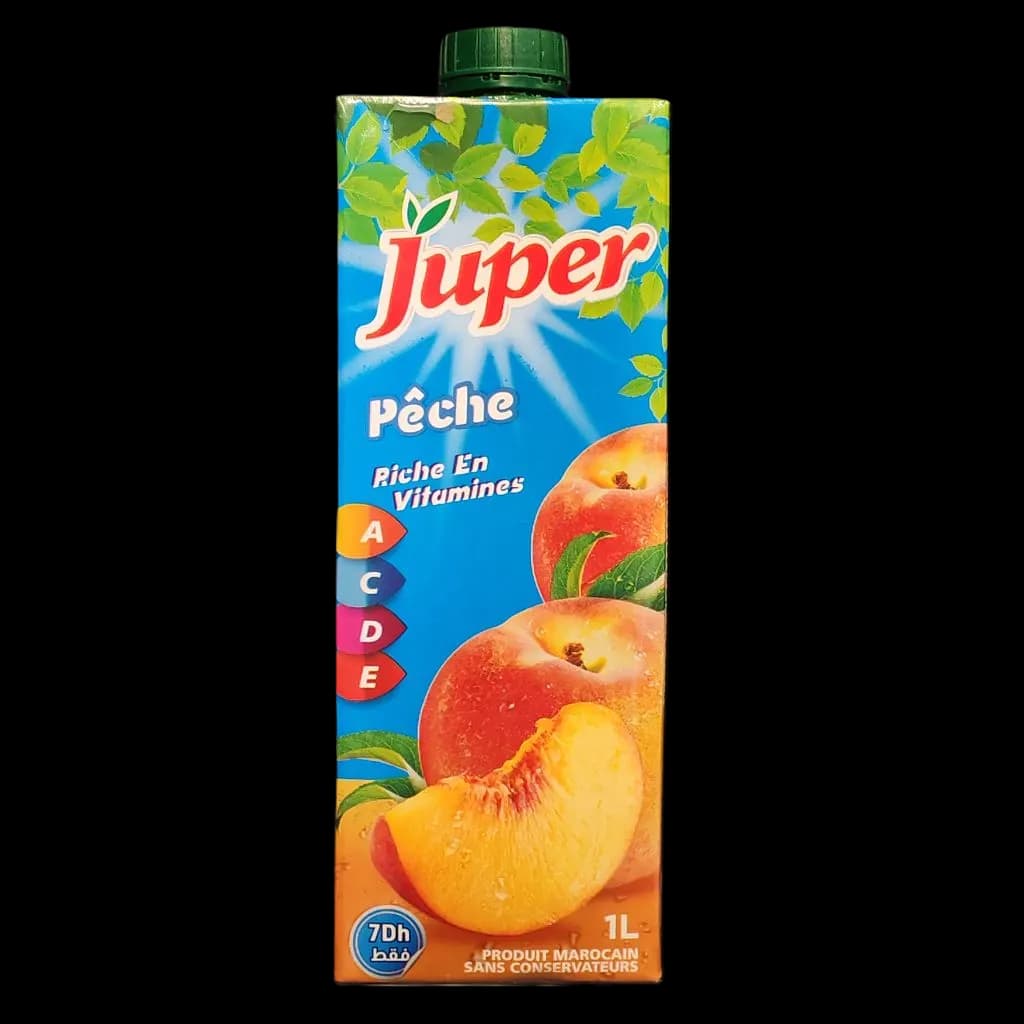 Juper boisson au jus de pêche 1L