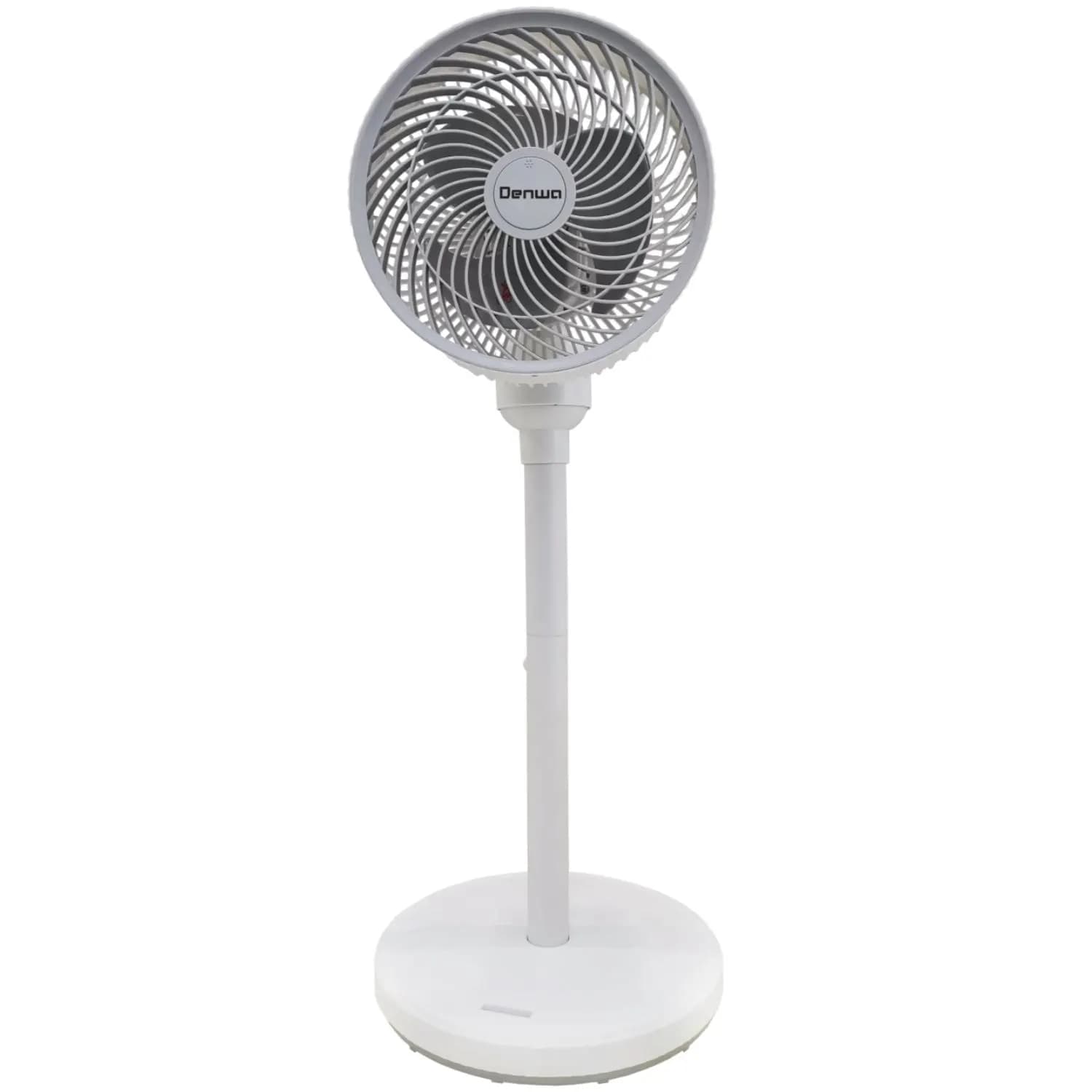 Ventilateur sur pied blanc/gris SF523HC 90° 50W - DENWA