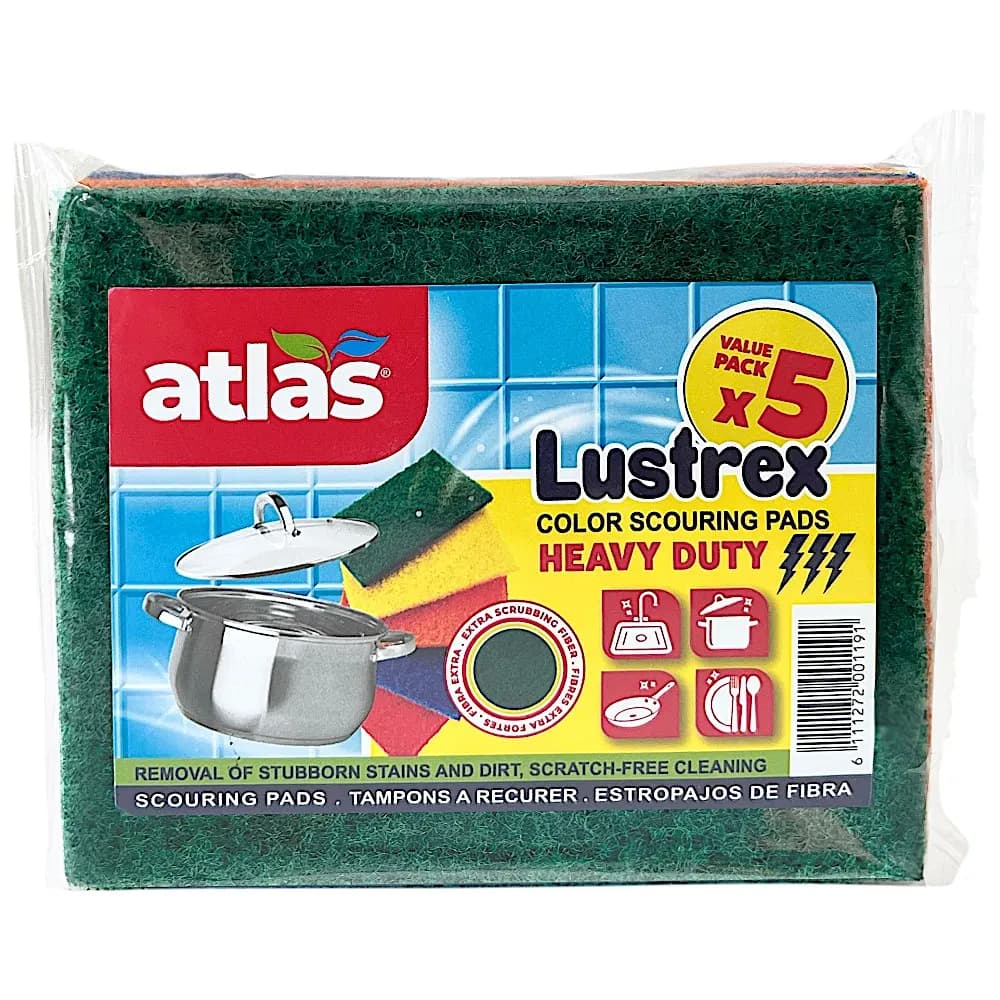 Carrés abrasifs color ecolife x5 - ATLAS