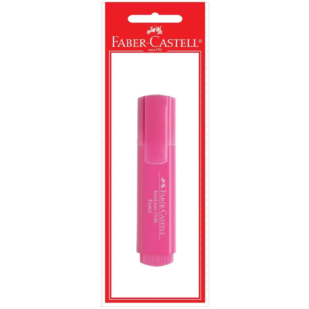 Textliner pastel rose pourpre - FABER-CASTELL