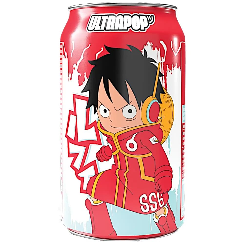 Ultra Pop Boisson fraise & citron vert One Piece canette 330 ml