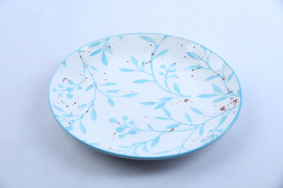 Assiette à Dessert Oliveraie 19 cm – Design Naturel