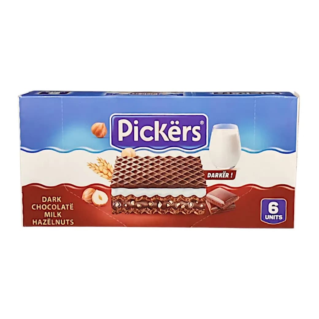 Biscuits milk chocolate darker 6x25g - PICKERS