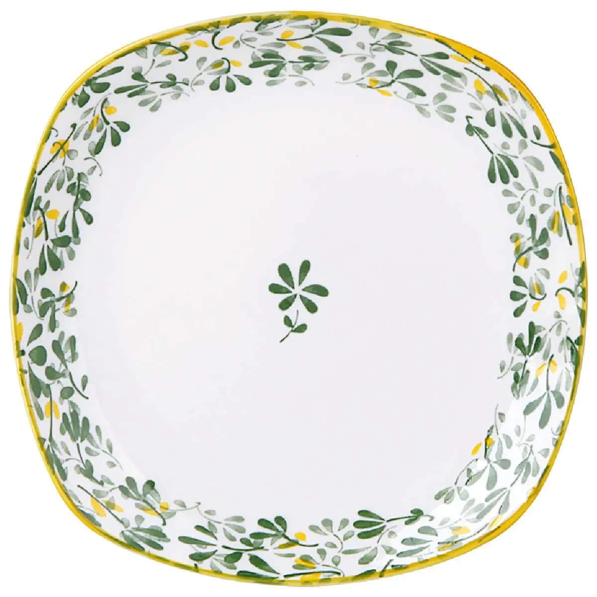 Assiette plate carrée 15cm