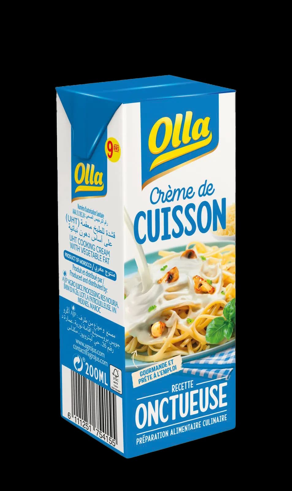 Crème de cuisson 200ml - OLLA