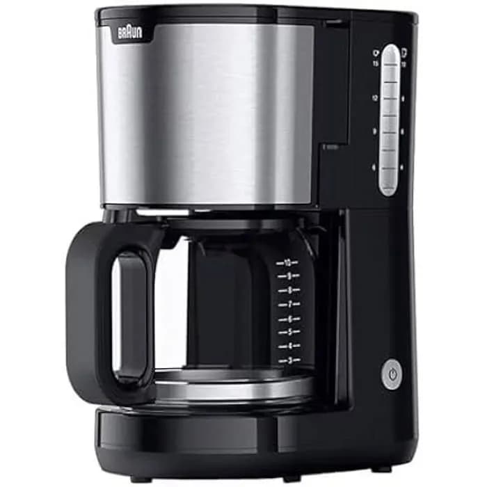 Cafetière KF1500BK 10 tasses noire - BRAUN