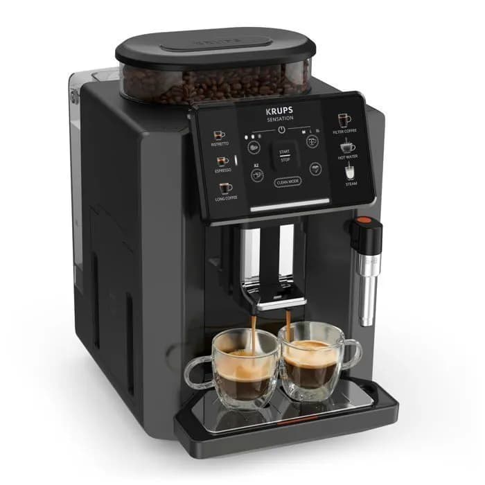 Machine à expresso Sensation Roma EA910810 charbon noir - KRUPS