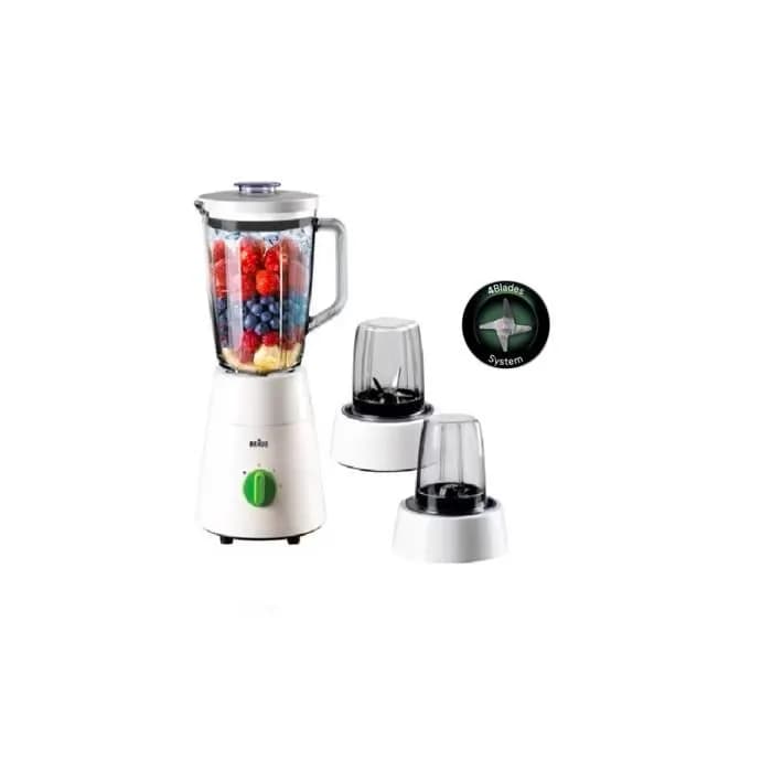 Blender JB0153 verre 1,5L 500W 2 grinders - BRAUN