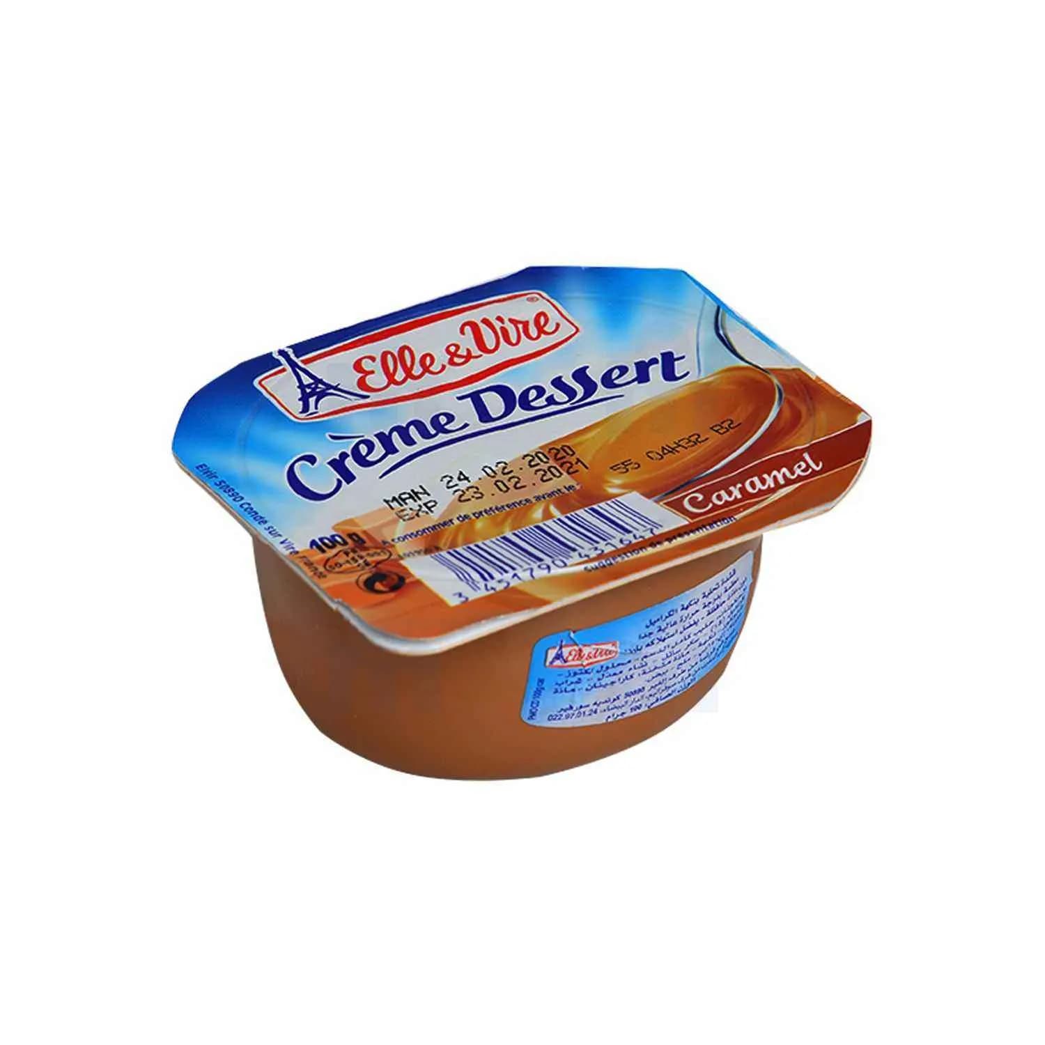 Crème dessert caramel 100g - ELLE & VIRE