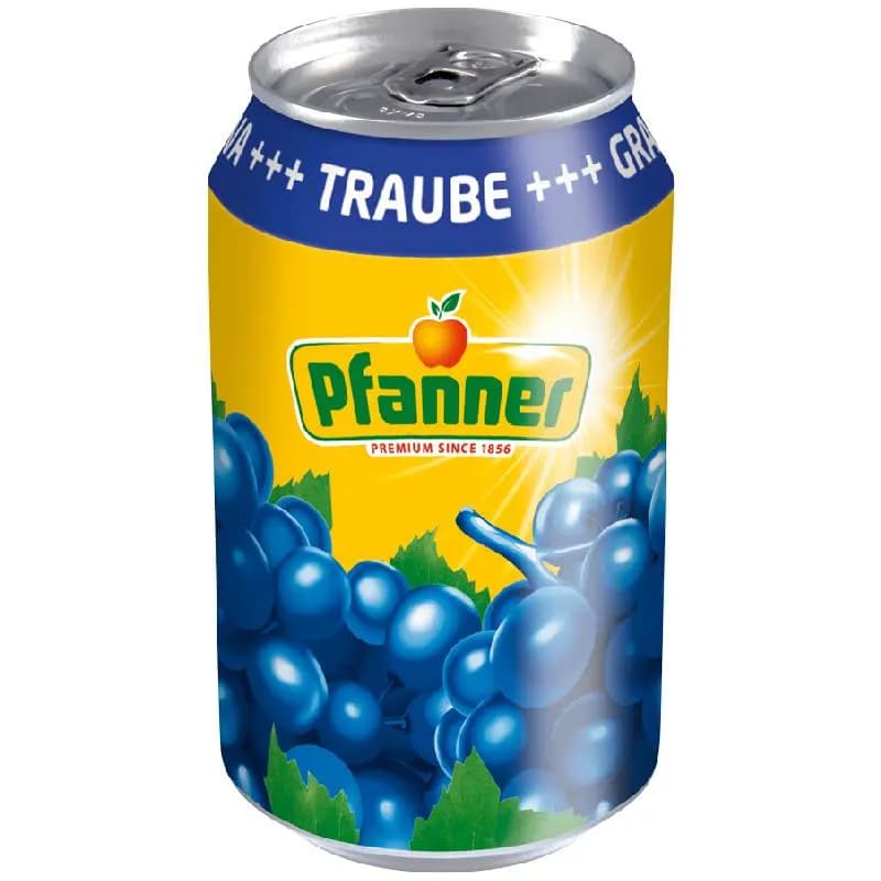 Nectar de raisin rouge canette 0,33L - PFANNER