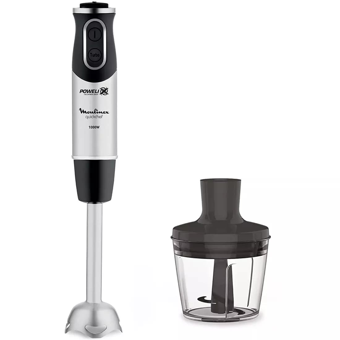 Mixeur plongeant DD655 1000W inox - MOULINEX