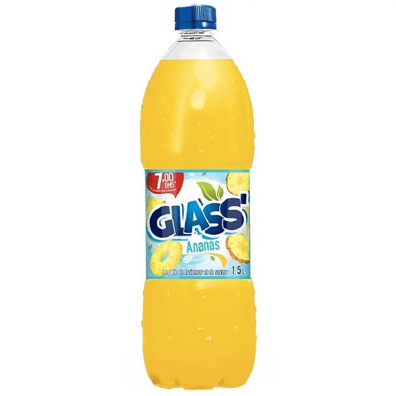 Glass Boisson gazeuse ananas Pet 1,5L