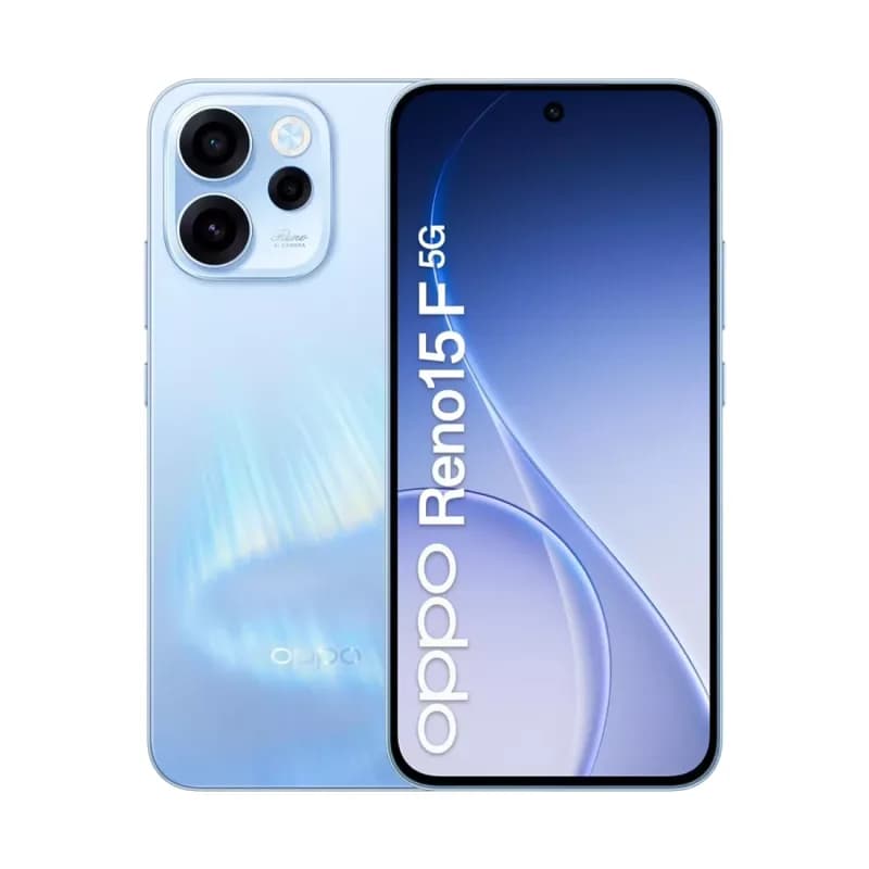 Smartphone OPPO Reno15 F 5G Aurora Blue 12+512GB - OPPO