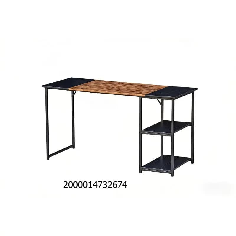 Bureau informatique 140 x 60 x 75 cm MDF métal