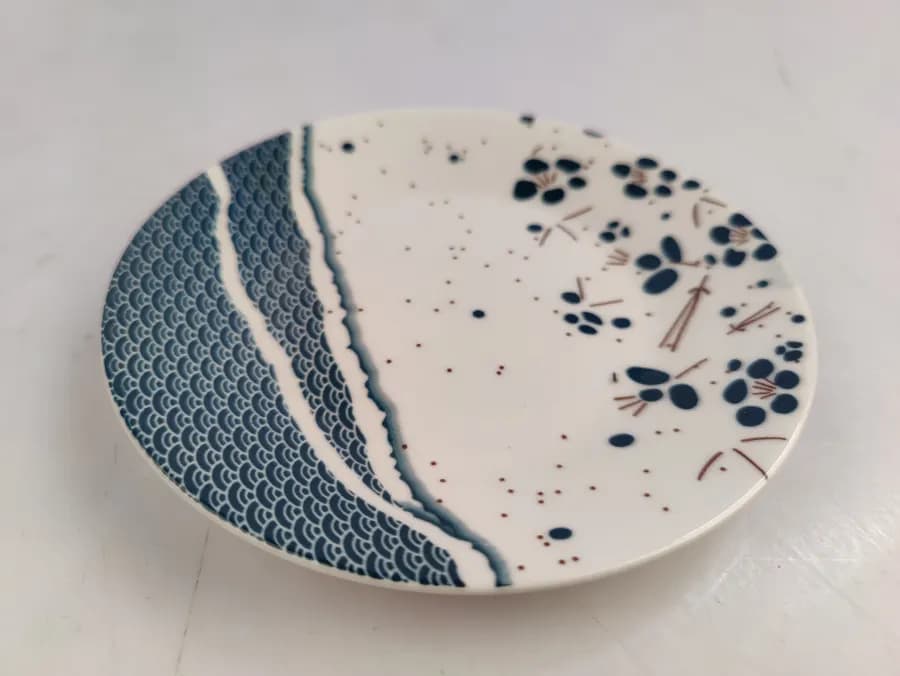 Assiette Plate Ronde 15,2 cm - Design Japonais Minimaliste