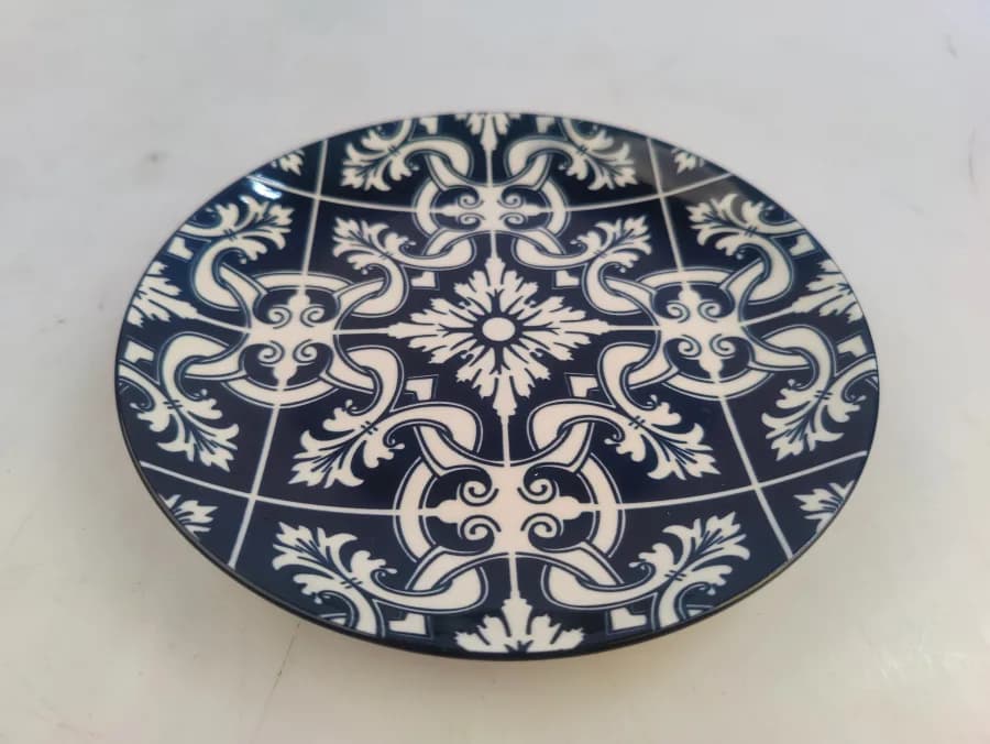 Assiette Ronde en Céramique Portugaise - 18,9 cm