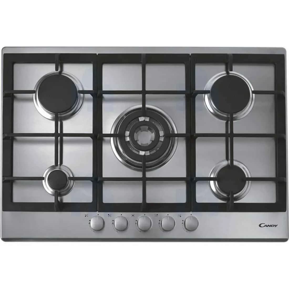 Plaque de cuisson à gaz CPG75SQGX inox - CANDY