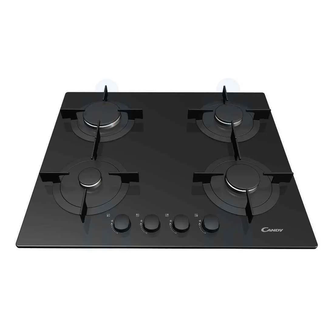 Plaque de cuisson TC CVG64SPN/CVW6BB VERRE 60CM 4F - CANDY