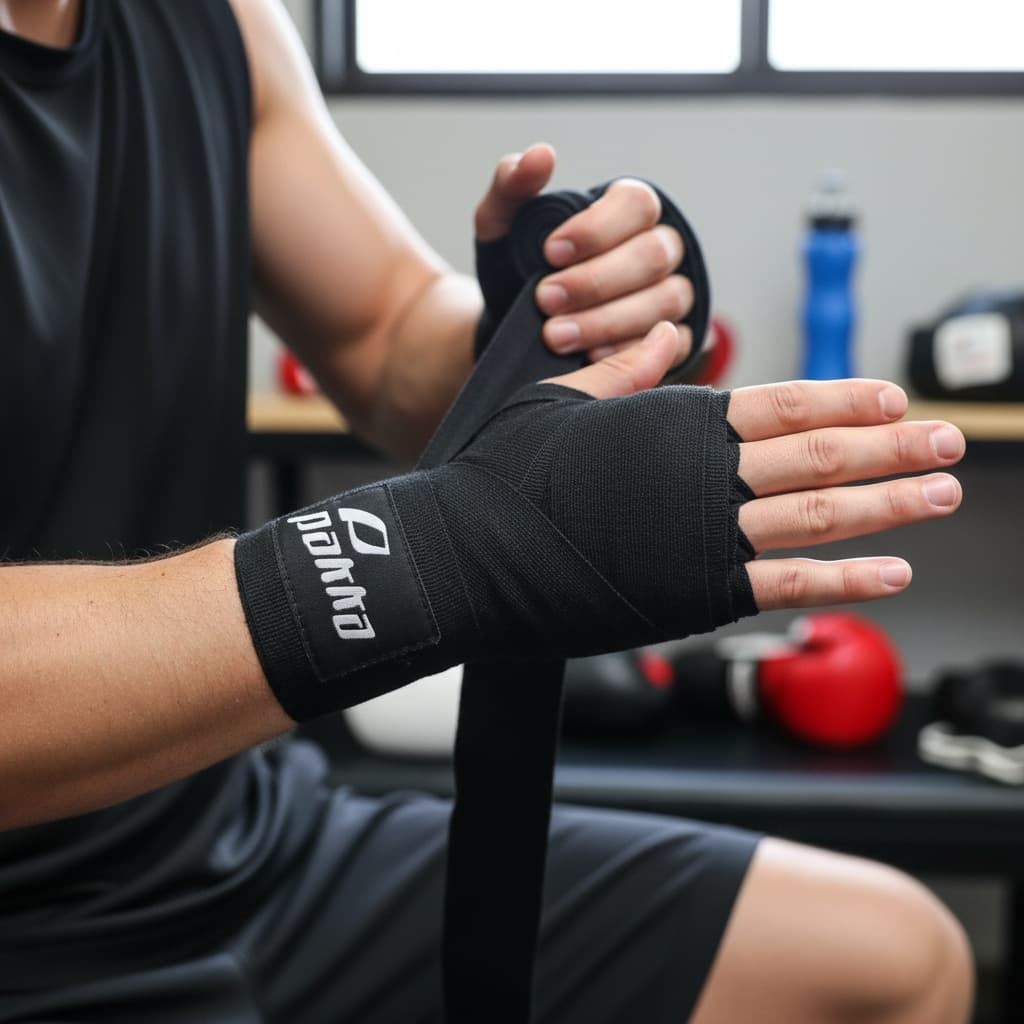 Bandage Poignée - PAKKA - 4.5 mètre - Anti-allergique - Lavage facile - Boxe Thaï