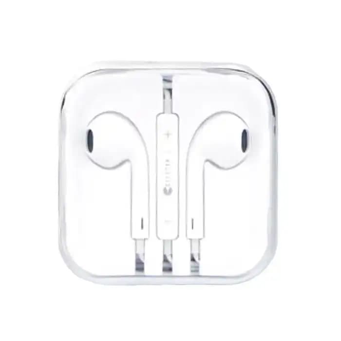CITYTEK - Ecouteurs intra-Auriculaires avec Isolation du Bruit Microphone intégré et contrôle du Volume 1,2M - MF109055 - Blanc