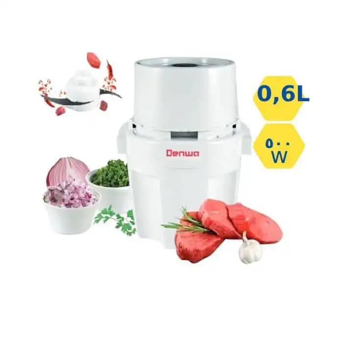 Hachoir - DENWA - Fc423Cb - 3L - 500W - 2 Bols et 2 Accessoires Offerts