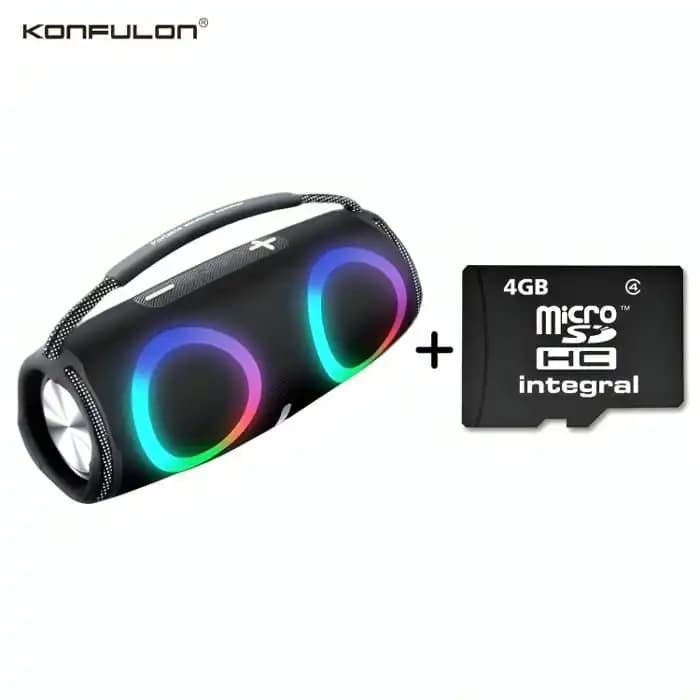 Enceinte Bluetooth Nomade Baseus AeQur V2 - Son 360° - IPX5 - 30h d'autonomie - Moon White
