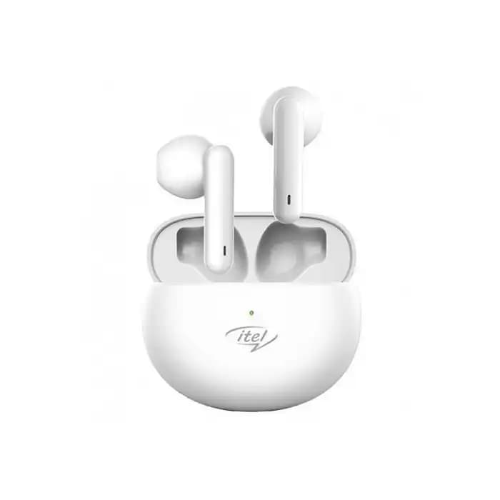 Écouteurs Bluetooth - Itel - Buds S10 Sahara Edition - Blanc - 25h Autonomie - BT 5.3