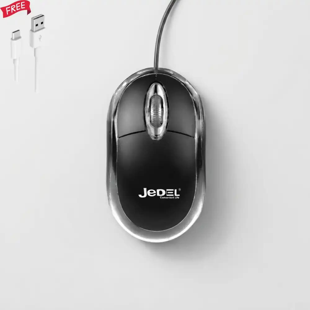Souris gaming - Jedel - Honey Comb Design - 2000 DPI - Éclairage RGB - Filaire
