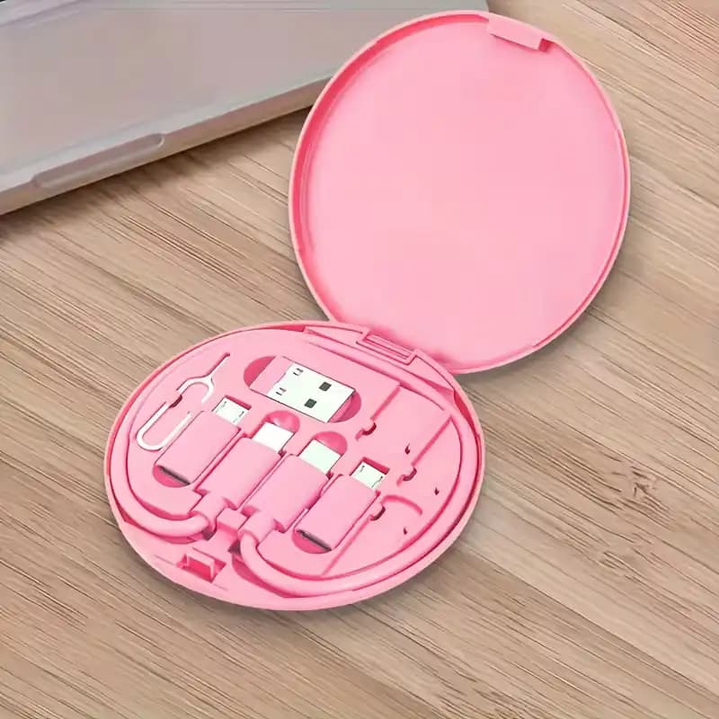 Kit de Câbles Adaptateurs USB Multi, Convertisseur USB-C vers USB-A et Type-C Mâle/Micro, Transfert de Donnée