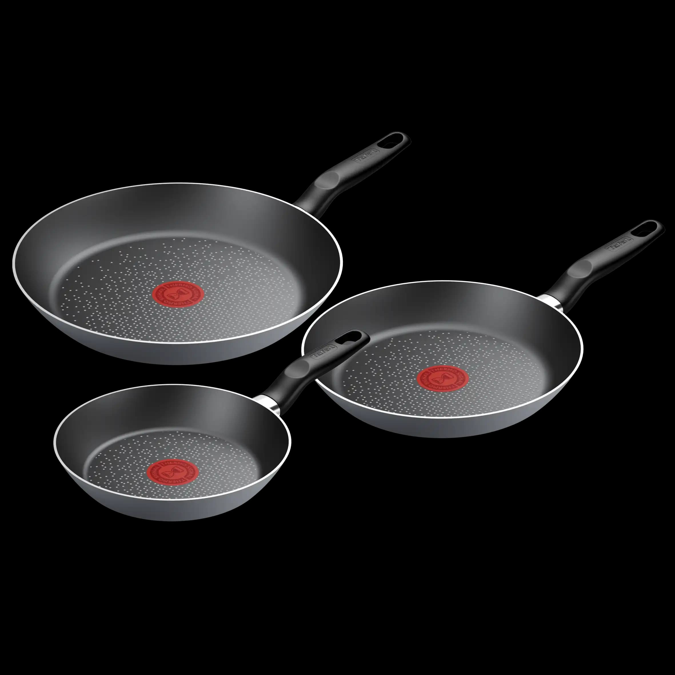 Set 3poeles 20/24/28cm Onlycook