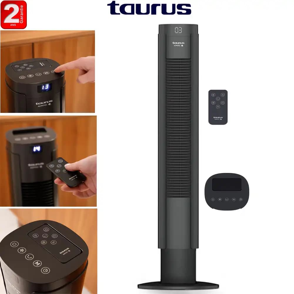 Rafraîchisseur d'Air et Ventilateur Babel II RCH Digital – 50W, 4 Vitesses, 3 Modes avec Télécommande (Garantie 2 ans)